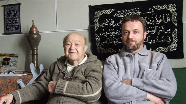 Mohamed Ali �ilhav� s Vladim�rem S��kou na archivn�m sn�mku v T�eb��i 