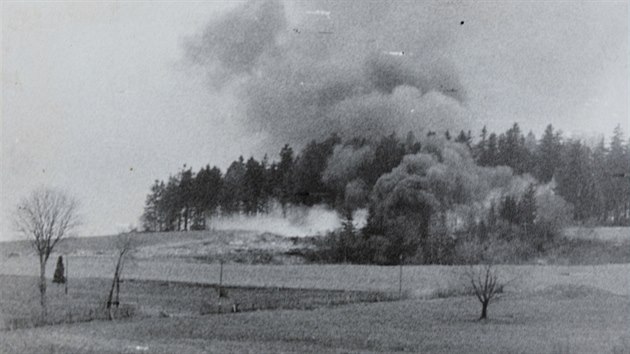 Kolem Rokytnice často hořely sovětské skládky a bouchala na nich odložená munice.