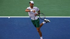 Novak Djokovi� ve finále turnaje v Cincinnati.