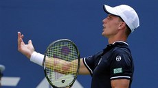 Maďarský tenista Marton Fucsovics v 1. kole US Open.