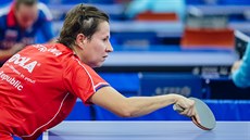 Stolní tenistka Renáta trbíková v kvalifikaci Czech Open
