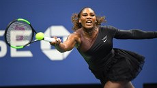Serena Williamsová předvedla v prvním kole US Open suverénní výkon.