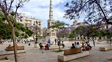 Plaza de la Merced ve španělské Málaze