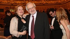 Magda Vááryová s manelem Milanem Lasicou na pedávání cen eský lev v...