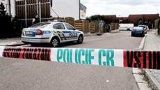 Policejní zásah proti zabarikádovanému mui na okraji Chrudimi (28. srpna 2018)