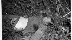 Tělo zavražděného bulharského zběha Nikolaje Nikolova.