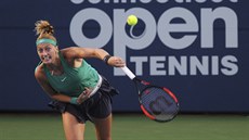 Petra Kvitová ve čtvrtfinále turnaje v New Havenu.