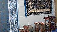 Orientální pokoj v byt Mohameda Aliho ilhavého v Tebíi