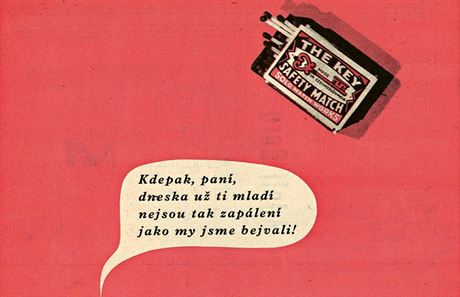 Miroslav Liák, kolá ze série Playmen, Mladý svt VII, 1965, . 52, s. 8. (z...