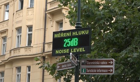 V centru Prahy se objevil mi hluku. Má dokázat, e noní ruch pekrauje...