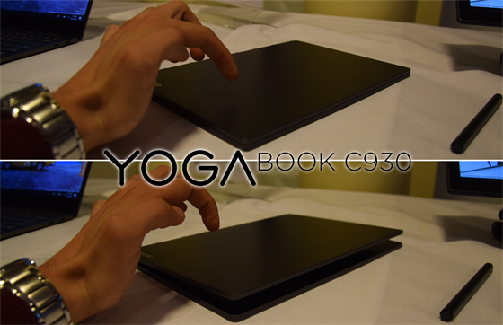 Nový Yoga Book C930 se otevírá na zaklepání.