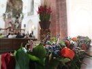 Florist pi zdoben poutnho kostela sv. Jana Nepomuckho na Zelen hoe...