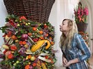 Florist� p�i zdoben� poutn�ho kostela sv. Jana Nepomuck�ho na Zelen� ho�e...