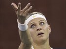 NA SERVISU. Česká tenistka Lucie Šafářová servíruje ve druhém kole US Open.
