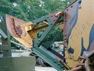 Záová ostruha tanku Renault FT, který je zapjen do Vojenského technického...