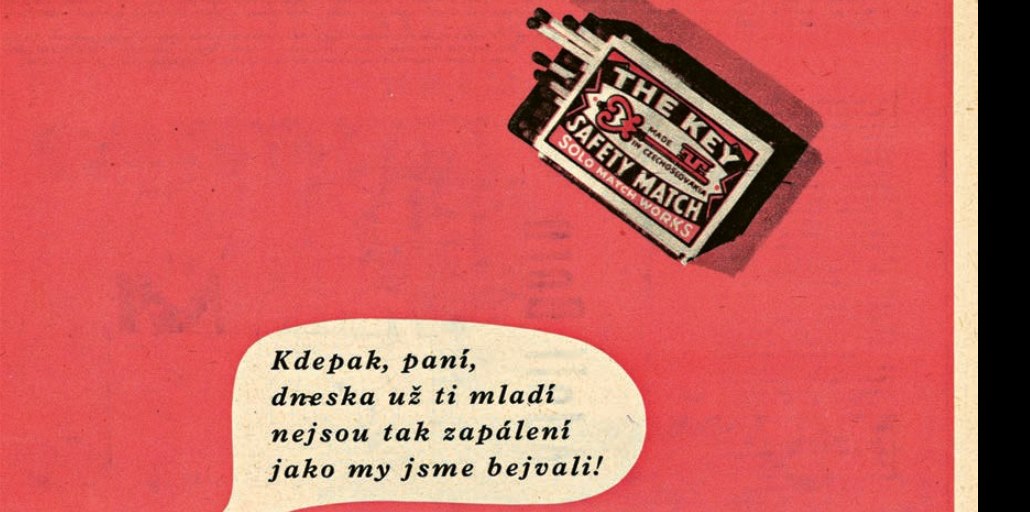 Miroslav Li�ák, kolá� ze série �Playmen�, Mladý sv�t VII, 1965, �. 52, s. 8. (z...