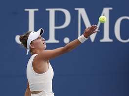 Markta Vondrouov ve 2. kole US Open.