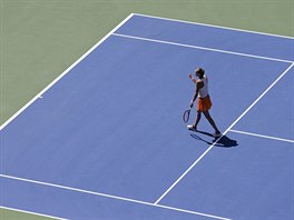 Petra Kvitová slaví postup do 3. kola US Open.