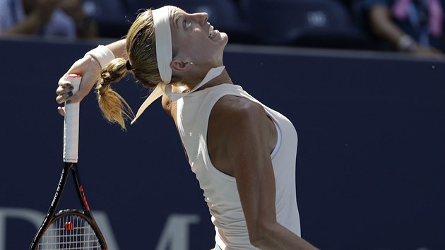 Česká tenistka Petra Kvitová v 2. kole US Open.