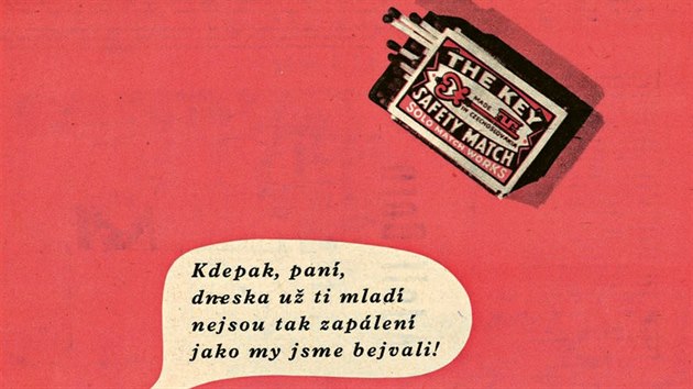 Miroslav Lik, kol ze srie Playmen, Mlad svt VII, 1965, . 52, s. 8. (z knihy Karikaturisti)