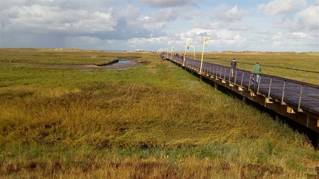 Cl byl na poben kolond v Sankt Peter -Ording.