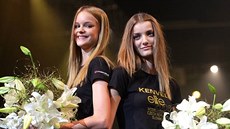 Vít�zka �eského kola Kenvelo Elite Model Look 2006 Denisa Dvo�aková (vpravo) a...