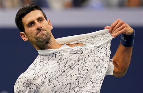 Novak Djokovi v semifinále US Open.