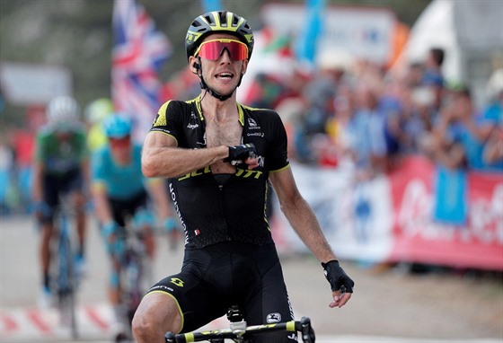 Simon Yates, vítz 14. etapy cyklistické Vuelty