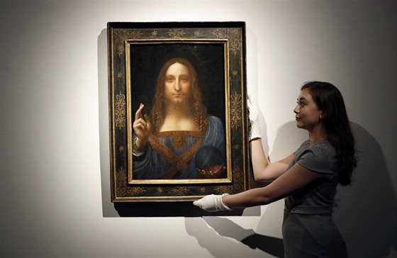 Obraz Salvator Mundi (spasitel světa) je dílem Leonarda da Vinciho. Pochází z...