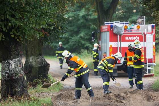 Moravskosleztí hasii eili následky po vydatném deti a boukách.