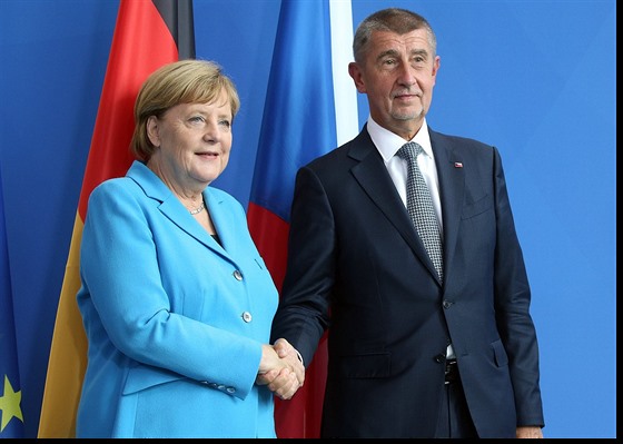 Německá kancléřka Angela Merkelová a český premiér Andrej Babiš (5. září 2018)