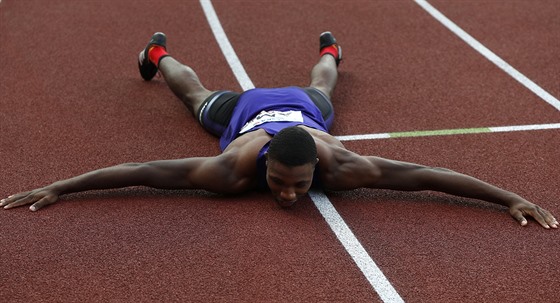 Noah Lyles na Kontinentálním poháru. 