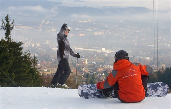 Lyování na jetdských sjezdovkách