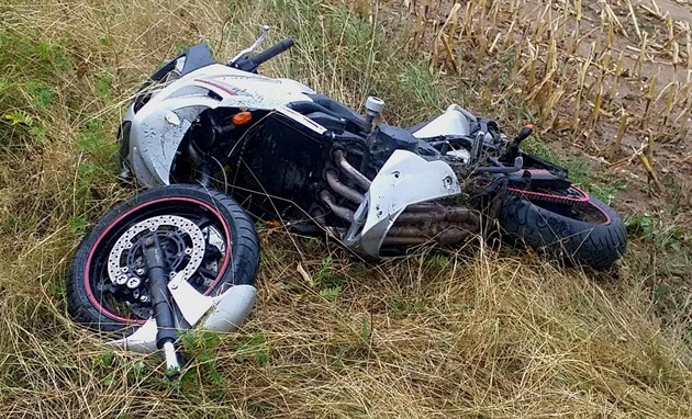 Pi nehod na Tachovsku se v nedli odpoledne ván zranil motorká.