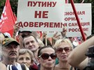 Penzijní reforma vyvolala v Rusku masivní protesty (2. září 2018)