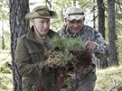 Ruský prezident Vladimir Putin na výlet v sibiské republice Tuva (26. srpna...