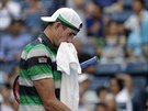 John Isner ve tvrtfinále US Open.