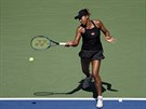 Japonská tenistka Naomi Ósakaová ve tvrtfinále US Open.