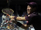 Return Keie Niikoriho v osmifinále US Open.