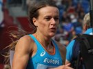 Simona Vrzalová pi závod na 1500 metr na mítinku v Ostrav