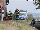P�i nehod� dvou aut na ���rsku zem�el �idi�, dal�� �lov�k zran�n.