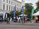 Pedvolební kampa v Göteborgu v záí 2018