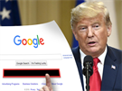Donald Trump si postoval, e Google neodkazuje na jeho projevy. Není to ale...