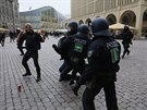 Protesty kvli vrad Nmce ve východonmeckém Chemnitzu organizátoi pedasn...