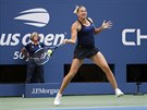 ERNÝ K. Estonská tenistka Kaia Kanepiová byla povaována za erného kon US...