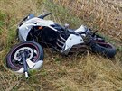 Pi nehod na Tachovsku se v nedli odpoledne vn zranil motork.