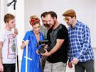 Andrea Vereová, Ondej Sokol a táb pi natáení klipu pro festival Life! 2018