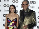 Emilie Livingstone a Jeff Goldblum na udílení cen GQ Men of The Year (Londýn,...