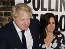 Boris Johnson a jeho manelka Marina Wheelerová (Londýn, 23. ervna 2016)