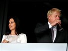 Boris Johnson a jeho manelka Marina Wheelerová (Londýn, 27. ervence 2012)